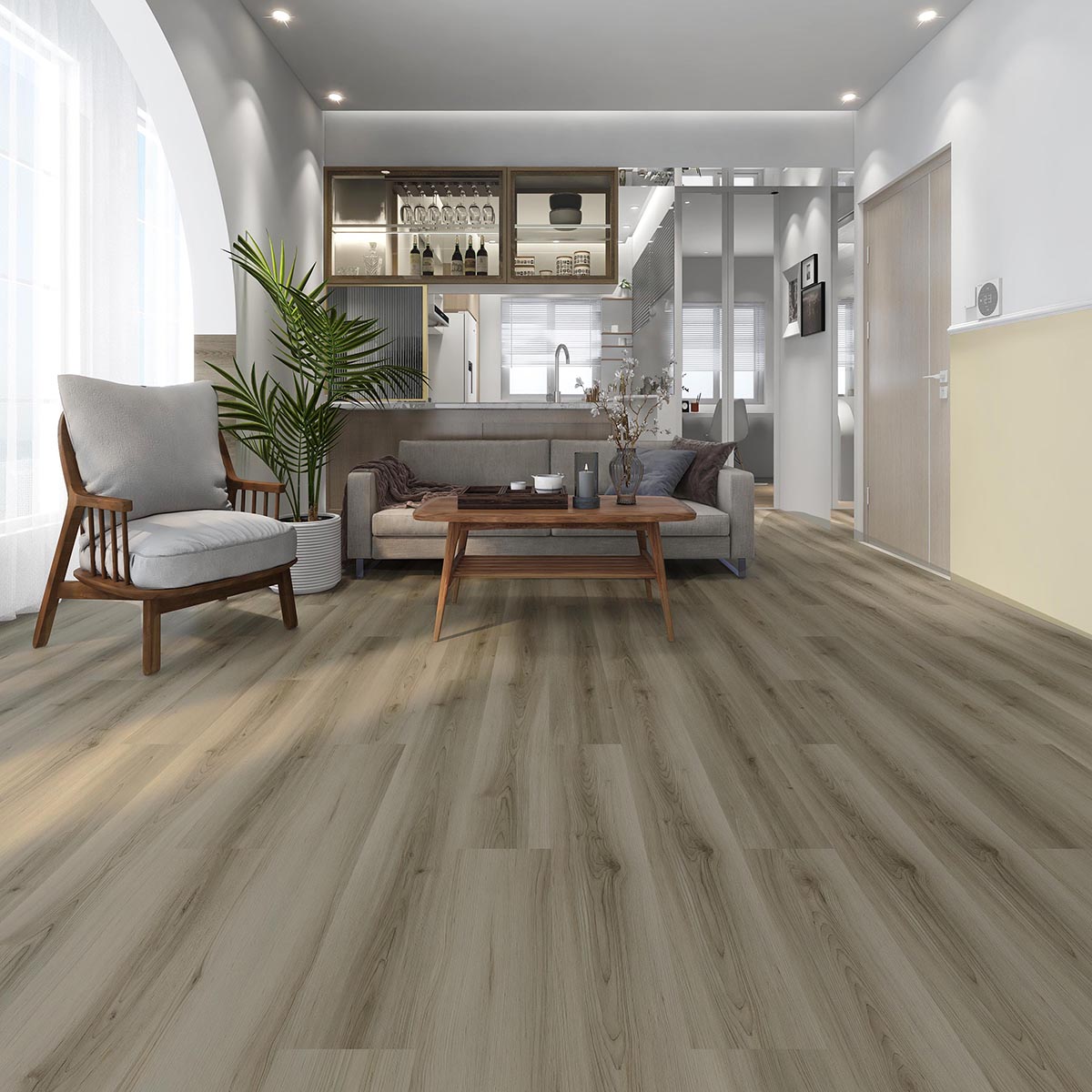 2021 wholesale price Spc Vinyl Flooring Planks Click – Waterproof Rigid Core SPC Click floor – TopJoy