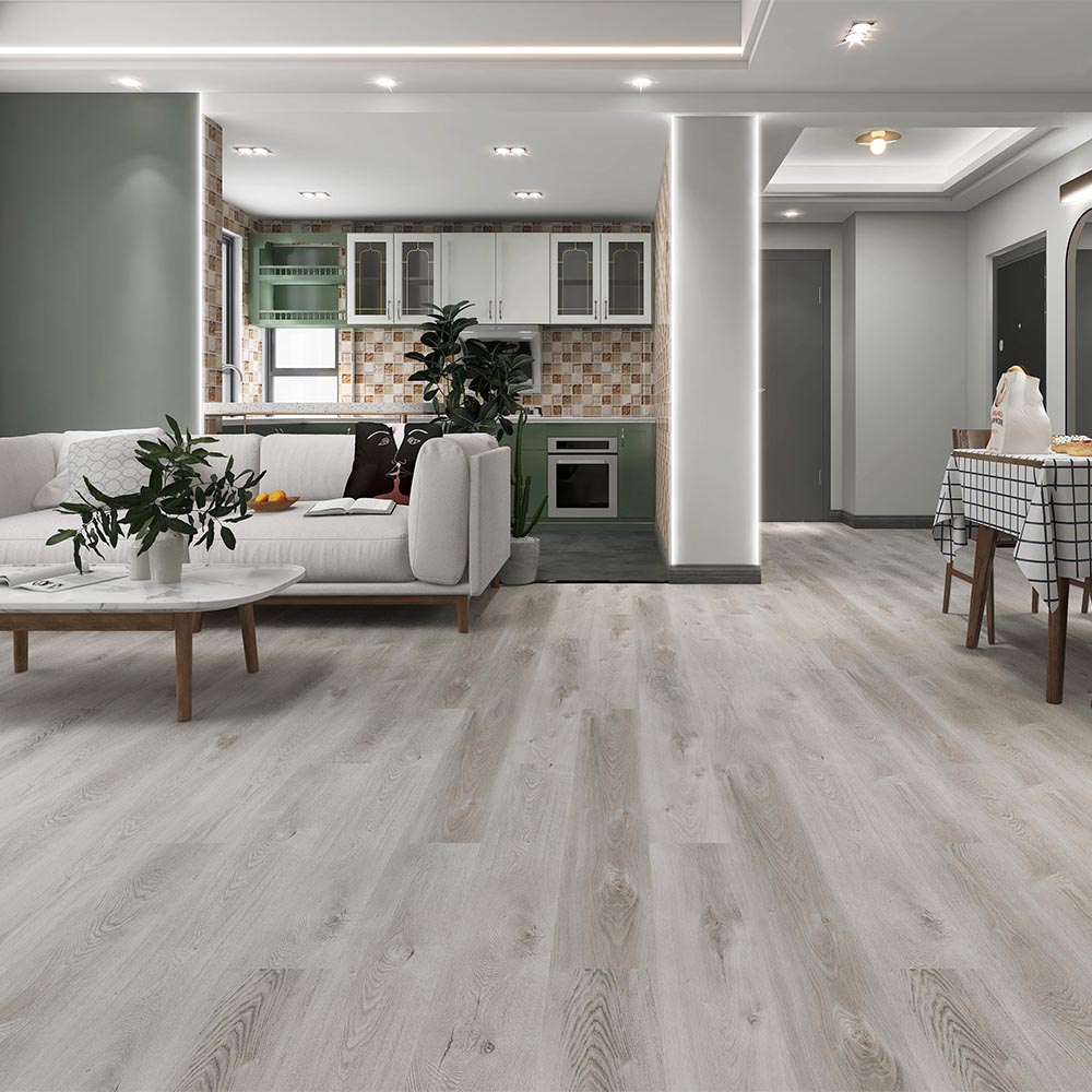 Light Grey Wooden SPC Click Flooring Featured Image