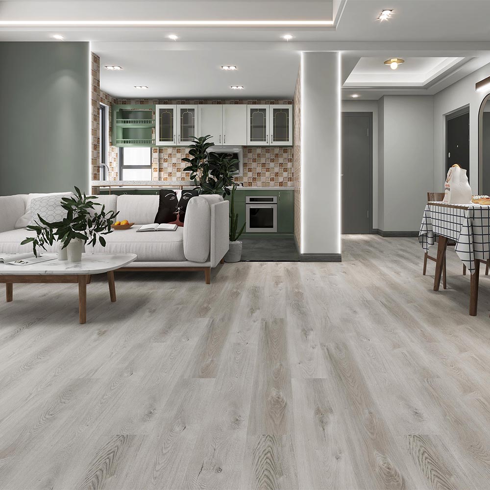 China Cheap price Spc Flooring -
 Light Grey Wooden SPC Click Flooring – TopJoy