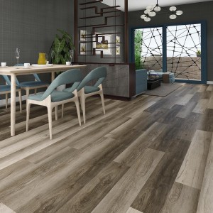 Natural wood look rigid core vinyl plank