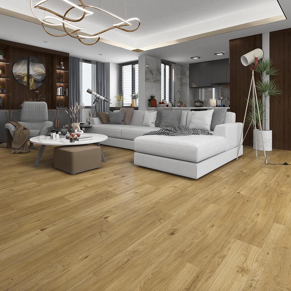 Good Quality Spc Tiles -
 Natural timber effect SPC click locking flooring – TopJoy