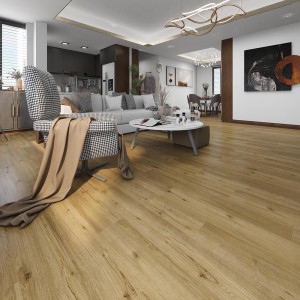 Natural timber effect SPC click locking flooring