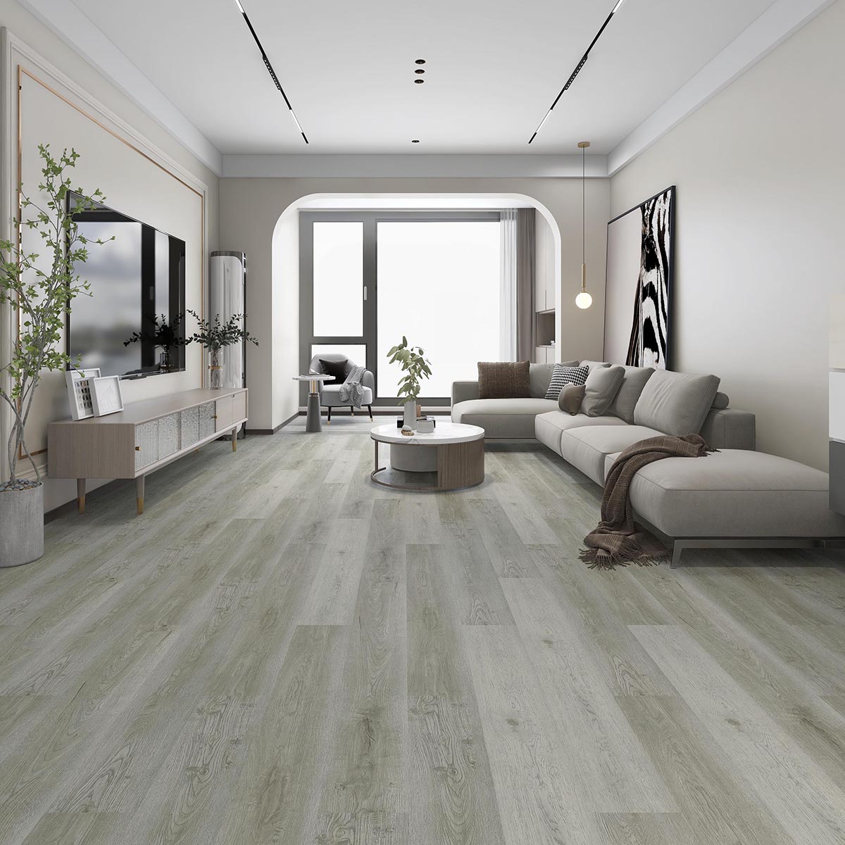 OEM/ODM China Spc Click Floor -
 Light Aged style Oak Wood Vinyl Click Flooring – TopJoy