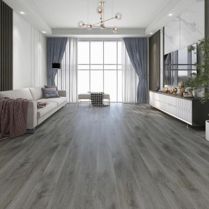 New Fashion Design for Spc Vinyl Flooring - Dark Grey Oak Decor Vinyl Click Flooring – TopJoy