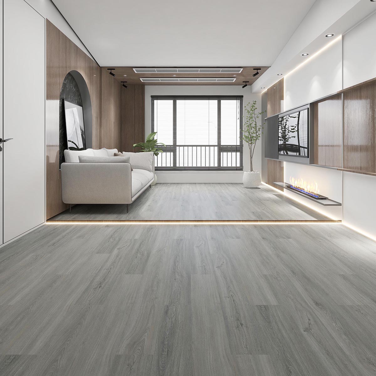 Popular Design for Spc Rigid Vinyl Flooring -
 Light Oak Grain Vinyl Click Flooring – TopJoy