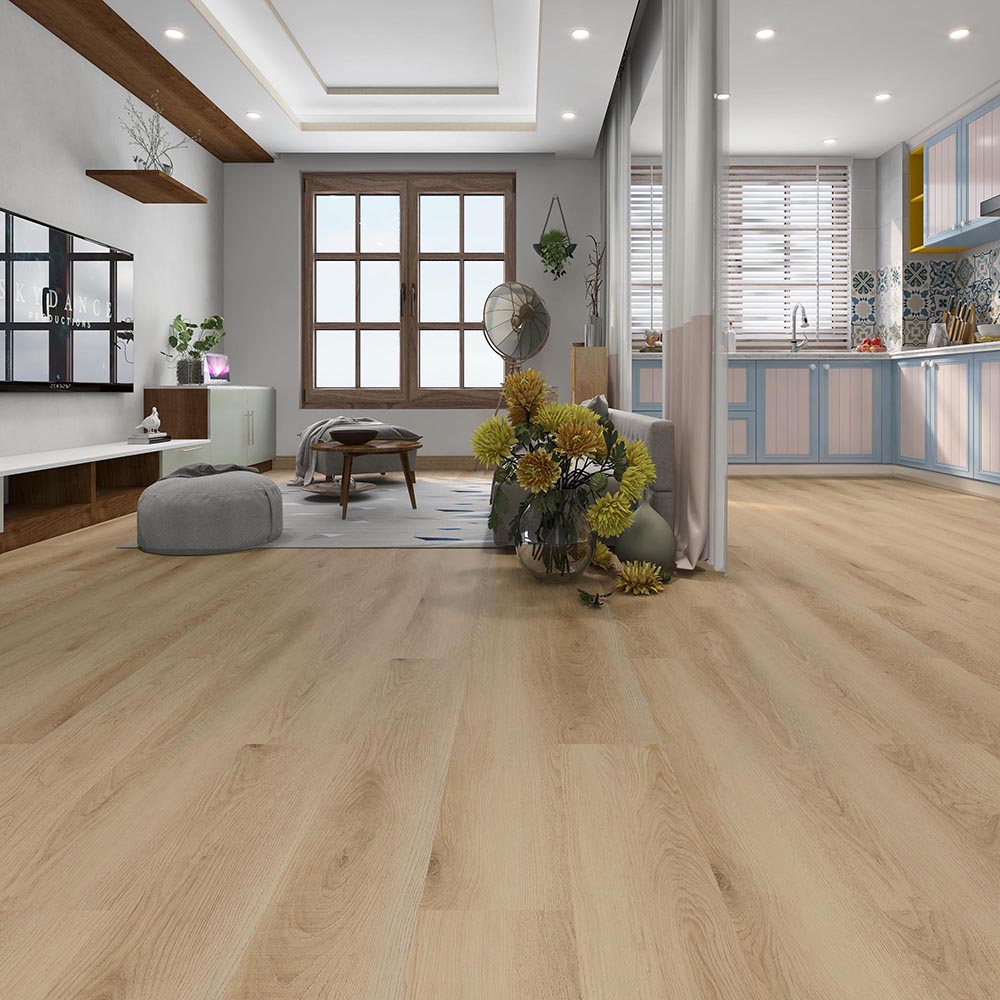 2021 wholesale price Spc Vinyl Flooring Planks Click – Natural Oak Luxury Vinyl click locking floor – TopJoy