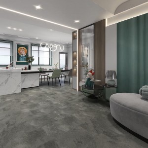 Contemporary industrial style Concrete SPC Vinyl Flooring