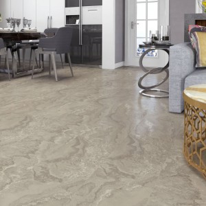 Stone look Luxury Vinyl Tile with rigid core