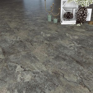 SPC rigid core vinyl tile with luxury Granite slab effect