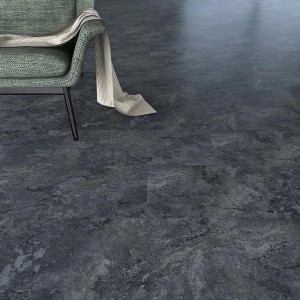 Dark Marble Grain SPC Click Flooring Tile