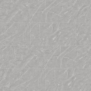 Grey Color Marble Grain Vinyl Click Tile