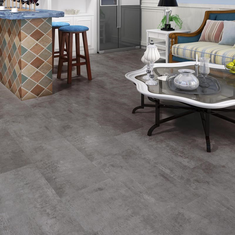 Short Lead Time for Large Kitchen Floor Tiles -
 Authentic Industrial Concrete Look SPC Flooring – TopJoy