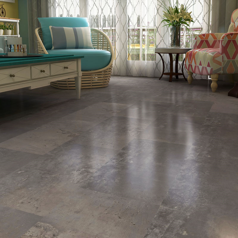 Chinese wholesale Cushioned Vinyl Tile -
 New Trend Industrial Style Cement Concrete Look SPC Flooring – TopJoy