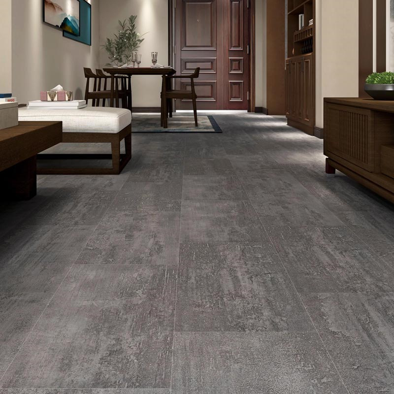 Best quality Grey Lino Floor -
 Modern Art Grey Cement Flooring Tile – TopJoy