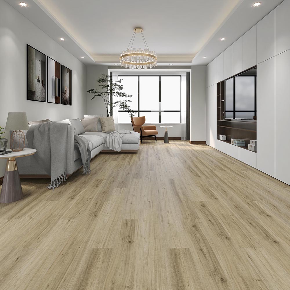 PriceList for Plastic Spc Flooring -
 Random Embossing Texture Oak Grain Vinyl Click Flooring – TopJoy