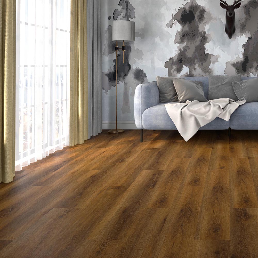 2021 wholesale price Spc Vinyl Flooring Planks Click – Luxury Europe Oak Grain Rigidcore Flooring Plank – TopJoy