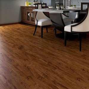 2019 New Style Plain Grey Vinyl Flooring -
 Honey Brown SPC Hard Core Flooring – TopJoy