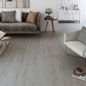 2019 Good Quality Arabesque Floor Tile -
 White Color Anti Stretch Hard Surface Vinyl Flooring – TopJoy